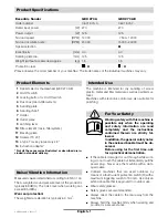 Preview for 4 page of Bosch GEX 270 A Operating Instructions Manual