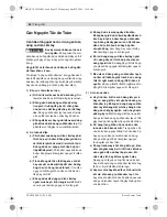 Preview for 52 page of Bosch GMR 1 Professional Original Instructions Manual