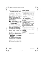 Preview for 74 page of Bosch GSA 18 VE Operating Instructions Manual