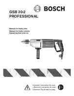 Bosch GSB 30-2 Professional Operating Instructions Manual preview