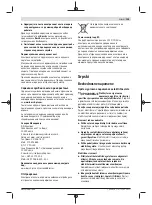 Preview for 105 page of Bosch GSH 500 Original Instructions Manual