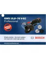 Preview for 18 page of Bosch GWS 10,8-76 V-EC Original Instruction