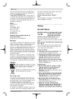 Preview for 208 page of Bosch GWS Professional 18V-15 C Original Instructions Manual