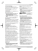 Preview for 219 page of Bosch GWS Professional 18V-15 C Original Instructions Manual