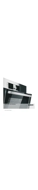 Preview for 1 page of Bosch HCE743220G Instruction Manual