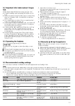 Preview for 17 page of Bosch HXA158F50S User Manual And Installation Instructions