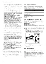 Preview for 42 page of Bosch HXC350H50N User Manual And Installation Instructions