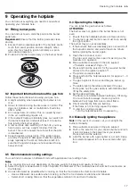 Preview for 17 page of Bosch HXQ38AE50M User Manual And Installation Instructions