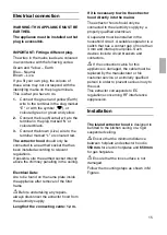 Preview for 15 page of Bosch I92C67N0 Installation Instructions Manual