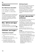 Preview for 14 page of Bosch KDN series Instructions For Use Manual