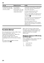 Preview for 20 page of Bosch KDN series Instructions For Use Manual