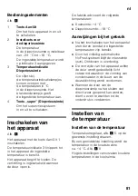 Preview for 81 page of Bosch KDN series Instructions For Use Manual