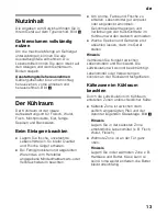 Preview for 13 page of Bosch KIN85AF30G Instructions For Use Manual