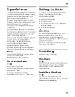 Preview for 17 page of Bosch KIN85AF30G Instructions For Use Manual