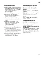 Preview for 21 page of Bosch KIN85AF30G Instructions For Use Manual