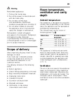 Preview for 27 page of Bosch KIN85AF30G Instructions For Use Manual