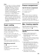 Preview for 33 page of Bosch KIN85AF30G Instructions For Use Manual