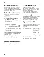 Preview for 42 page of Bosch KIN85AF30G Instructions For Use Manual