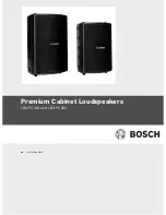 Bosch LB3-PC250 Installation Note preview