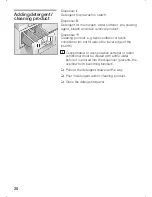 Preview for 20 page of Bosch Maxx 5 WVT1260SA Operating & Installation Instructions Manual