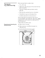 Preview for 63 page of Bosch Maxx 5 WVT1260SA Operating & Installation Instructions Manual