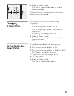 Preview for 21 page of Bosch Maxx WFL 2450 Instruction Manual And Installation Instructions