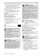 Preview for 19 page of Bosch MCM6 Series Operating Instructions Manual