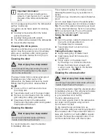 Preview for 22 page of Bosch MCM6 Series Operating Instructions Manual