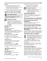 Preview for 123 page of Bosch MCM6 Series Operating Instructions Manual