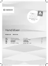 Bosch MFQ30 GB Series Instruction Manual preview