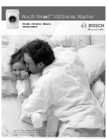 Bosch Nexxt 100 Series Operating, Care And Installation Instructions Manual preview