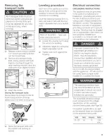 Preview for 9 page of Bosch Nexxt Series Operating, Care And Installation Instructions Manual