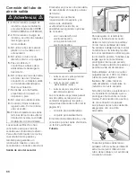 Preview for 70 page of Bosch Nexxt WTMC6300CN Operating & Installation Instructions Manual