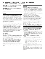 Preview for 5 page of Bosch NGM8057UC Use And Care Manual