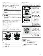 Preview for 11 page of Bosch NGM8057UC Use And Care Manual