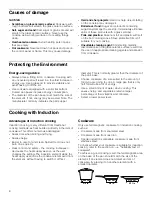 Preview for 8 page of Bosch NIT5668UC Use And Care Manual