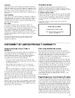 Preview for 21 page of Bosch NIT8666SUC Use And Care Manual