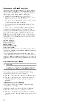 Preview for 28 page of Bosch NITP669SUC Use And Care Manual