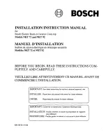 Bosch NKT 72 Installation Instruction preview