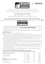 Preview for 44 page of Bosch PFP5230 Operating Instructions Manual