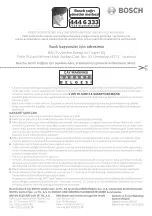 Preview for 58 page of Bosch PHA 7371 Instruction Manual