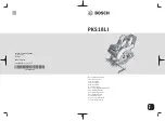 Bosch PKS 18 LI Instructions Manual preview