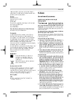 Preview for 43 page of Bosch PKS 18 LI Instructions Manual