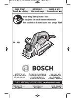 Bosch PL1682 Operating/Safety Instructions Manual preview