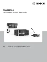 Bosch PRAESENSA Manual preview