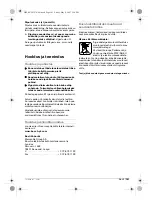 Preview for 181 page of Bosch Professional GBH 2-26 DBR Operating Instructions Manual