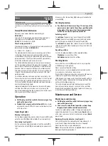 Preview for 7 page of Bosch Professional GBL 800E Original Instructions Manual