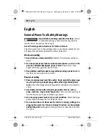 Preview for 18 page of Bosch PSB 1080 LI-2 Original Instructions Manual