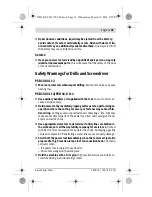 Preview for 21 page of Bosch PSB 1080 LI-2 Original Instructions Manual