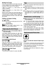 Preview for 12 page of Bosch PSB 12 VE-2 Operating Instructions Manual